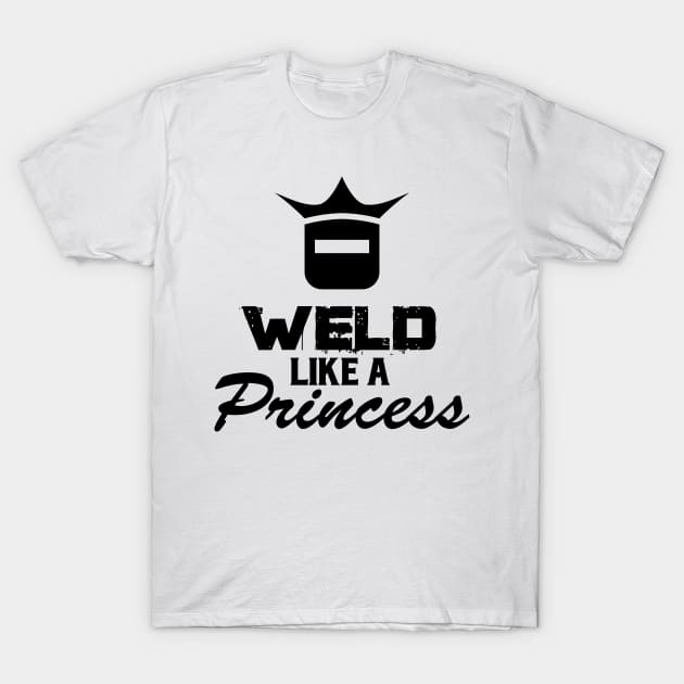 Weld like a Princess T-Shirt by Rodimus13